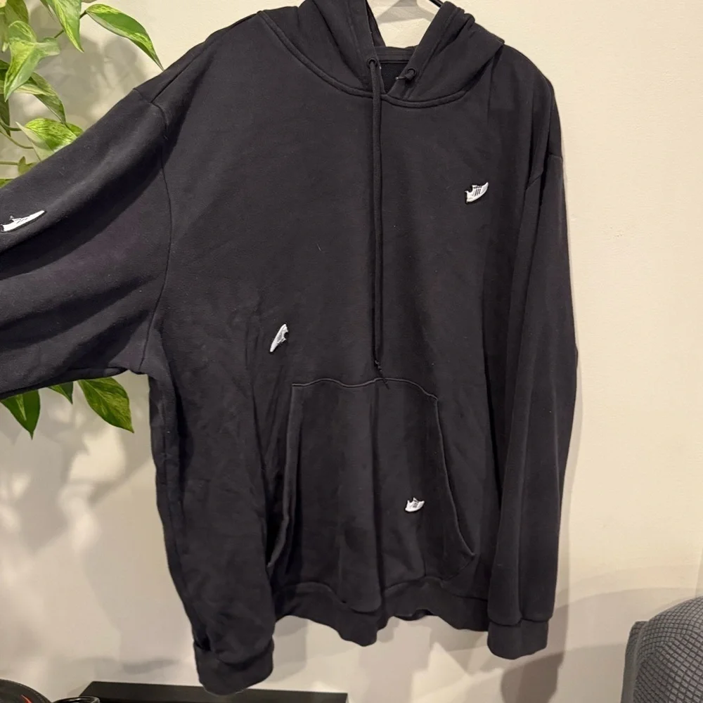 Adidas Sneaker Hoodie in Black Size 2XL